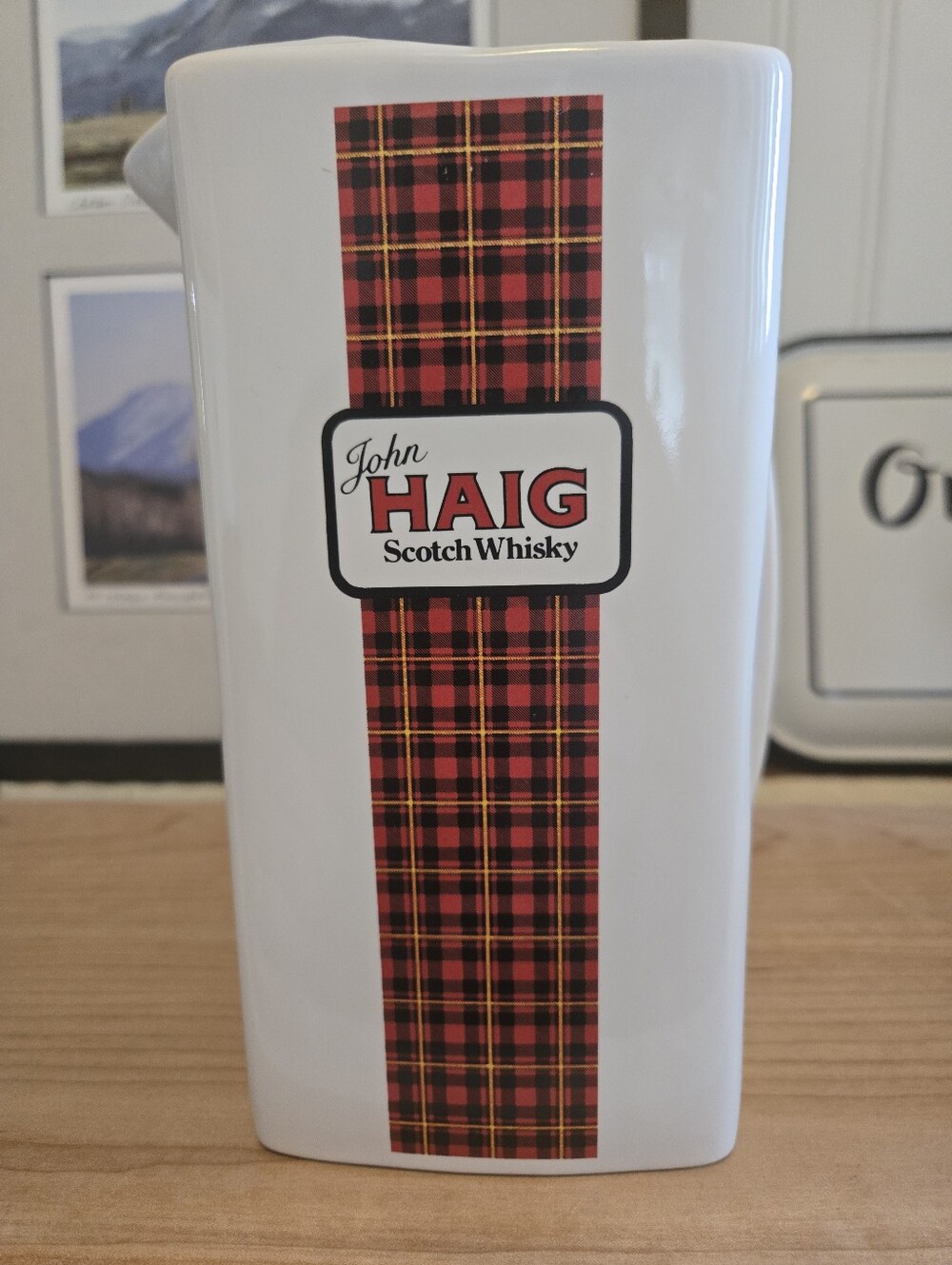 John Haig Scotch Whisky Water Pitcher.